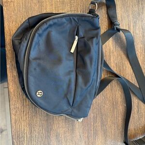 lululemon athletica Black Crossbody Bag Sleek Design